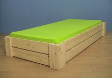 1-p.bed HARRY 2 lats 80x180 t/m 100x220 