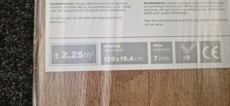 Antiek Ambiance Laminaat 67m2 zo goed als als nieuw