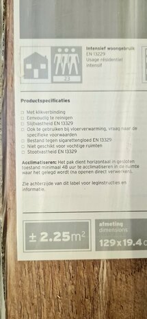 Antiek Ambiance Laminaat 67m2 zo goed als als nieuw