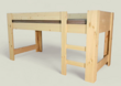 Halfhoogslaper LEON 2,1cm dik hout 3 hoogtes  